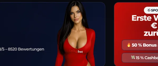 Lollybet Casino — 100% bis zu 500 € plus 100 Freispiele auf die erste Einzahlung